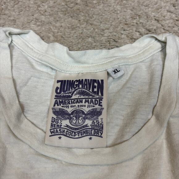 Jungmaven Hemp Organic Cotton Short Sleeve Tee Men's XL - Picture 6 of 8